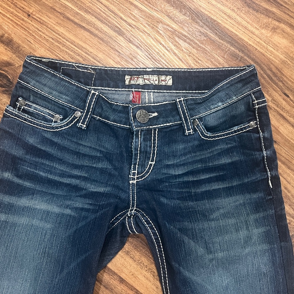 BKE Dark Indigo Boot Cut Jeans - Picture 5 of 6